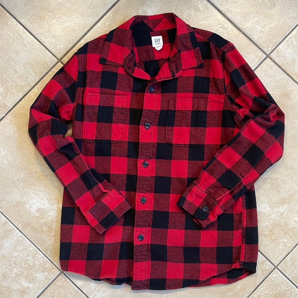 Gap Buffalo Check Button Up.